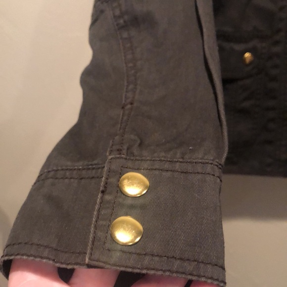 J. crew dark army green utility/field jacket. Size S - Picture 4 of 8